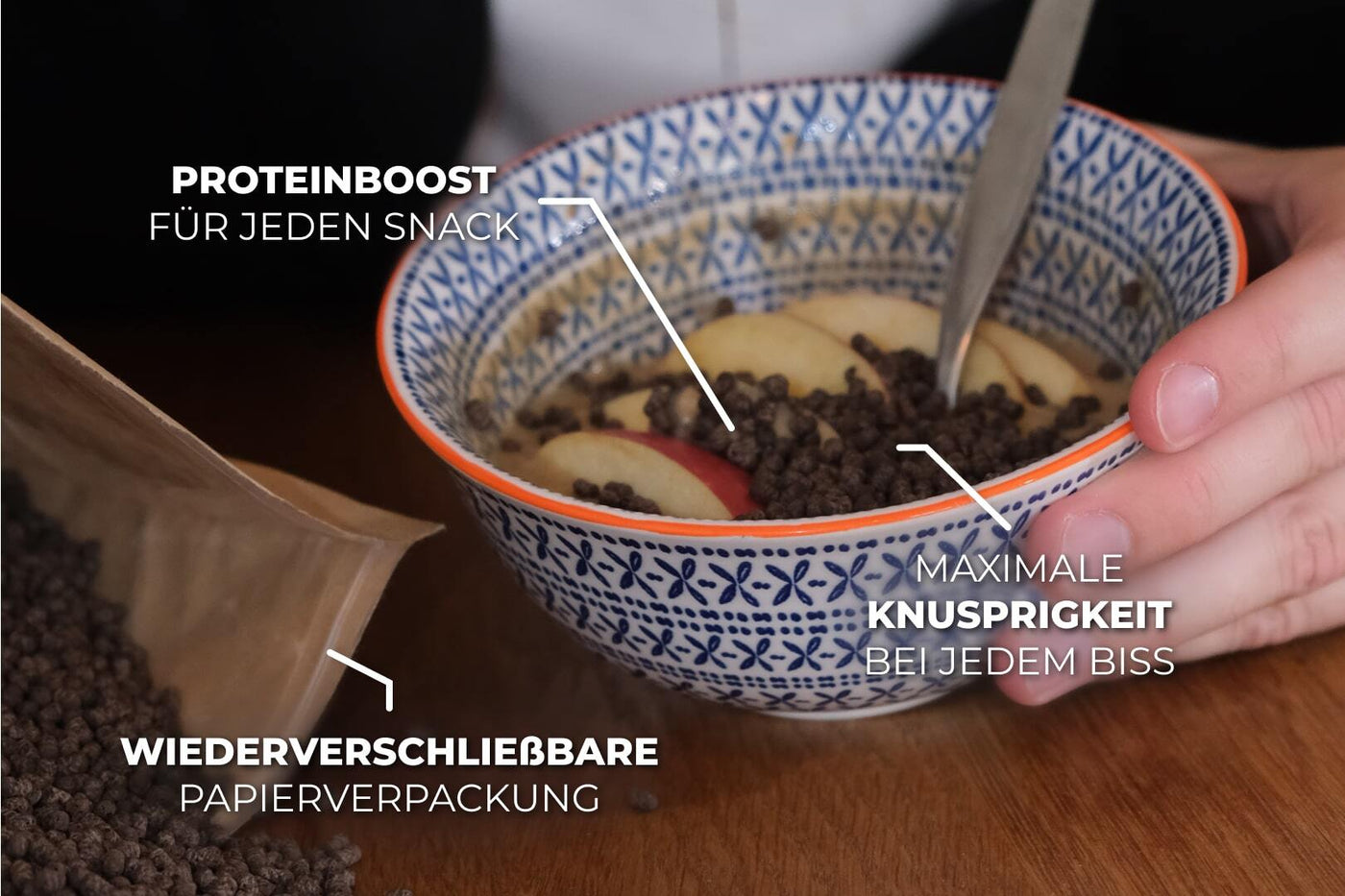 Leckere Proteincrispies