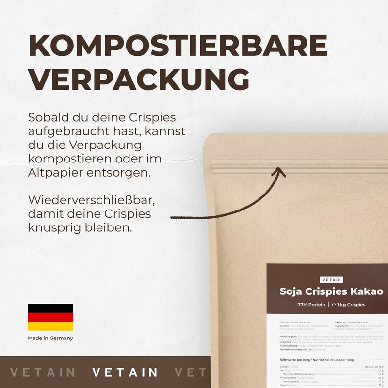 Protein Crispies Nachhaltige Verpackung