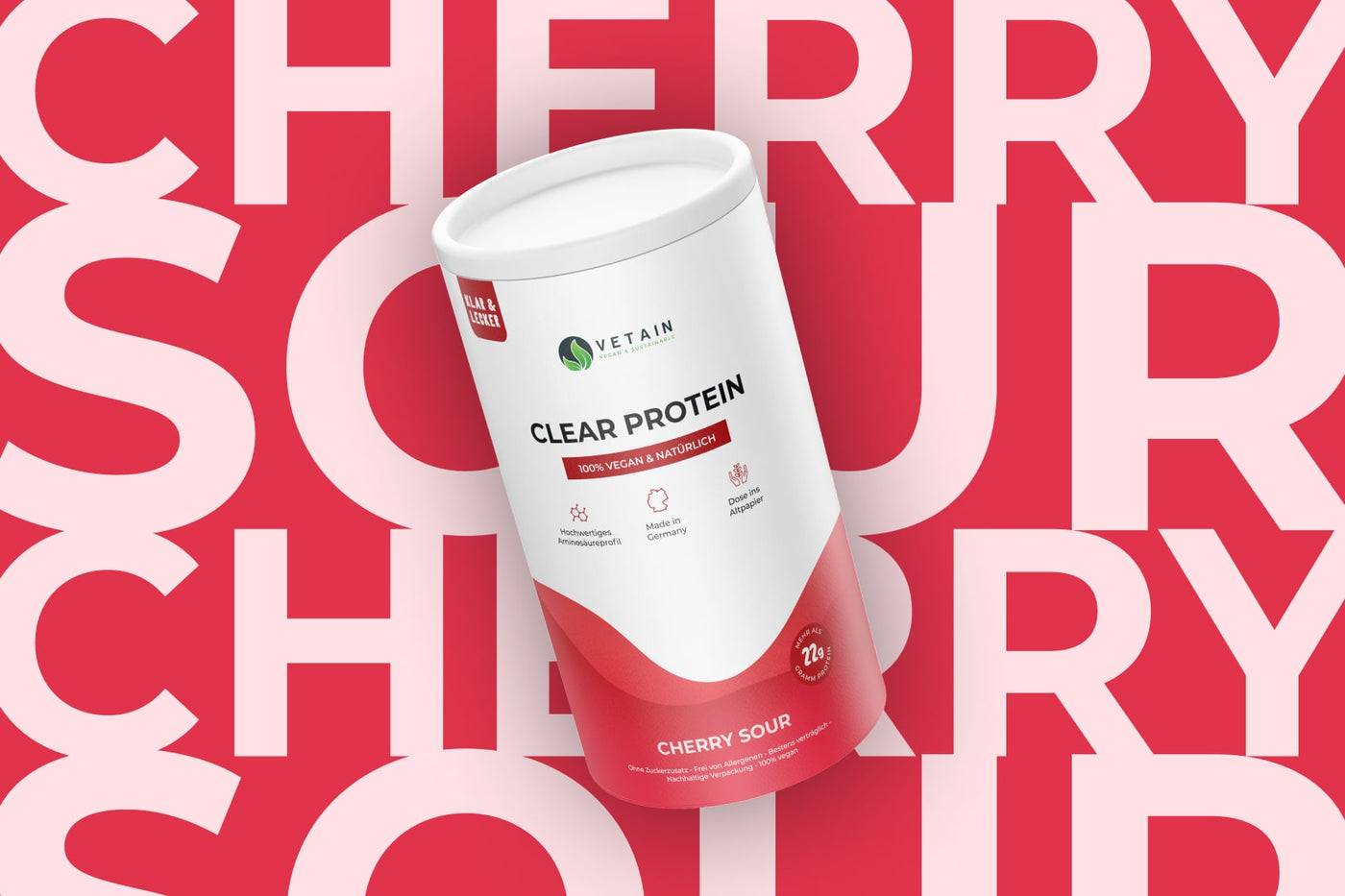 Vegan Clear Protein Cherry-Kirsche Isoclear