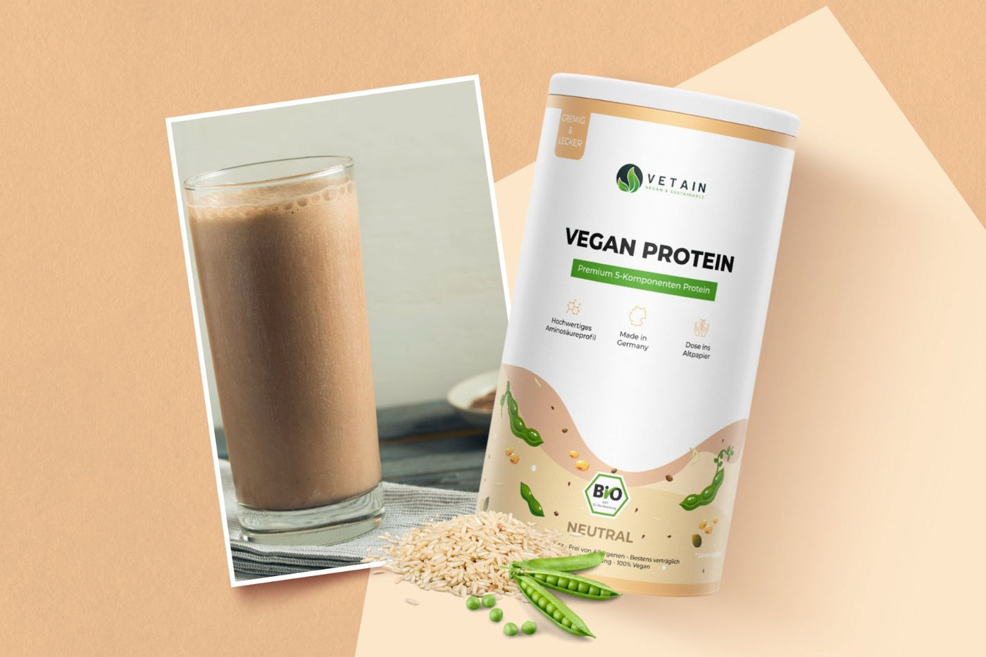 Vegan Protein Neutral Veganes Bio Proteinpulver