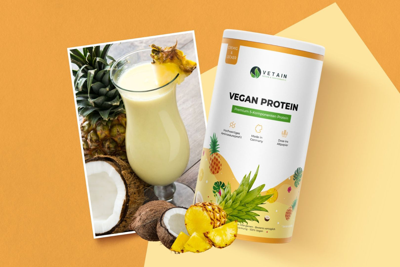 Vegan Protein Tropical Veganes Bio Proteinpulver