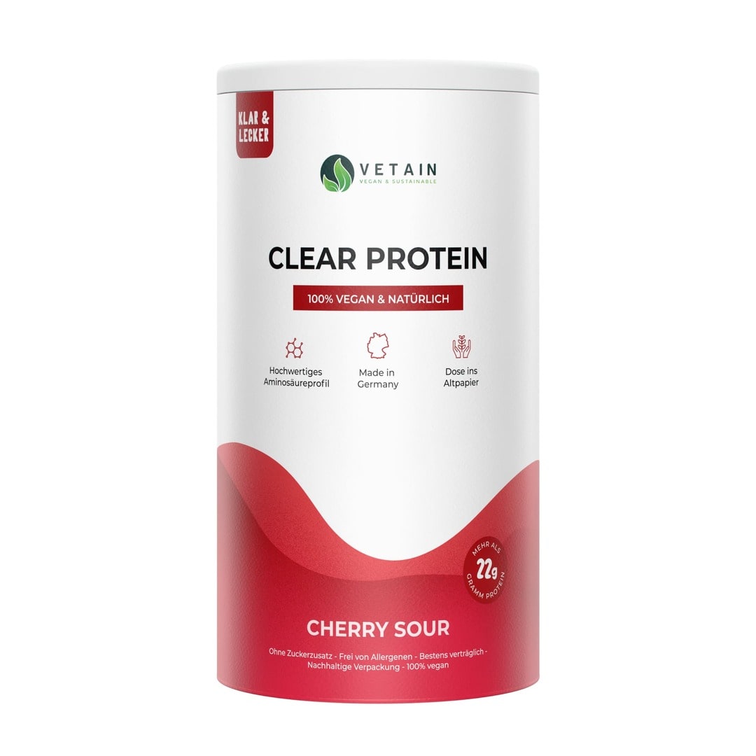 Vetain Clear Protein Cherry-Kirsche veganes Isoclear