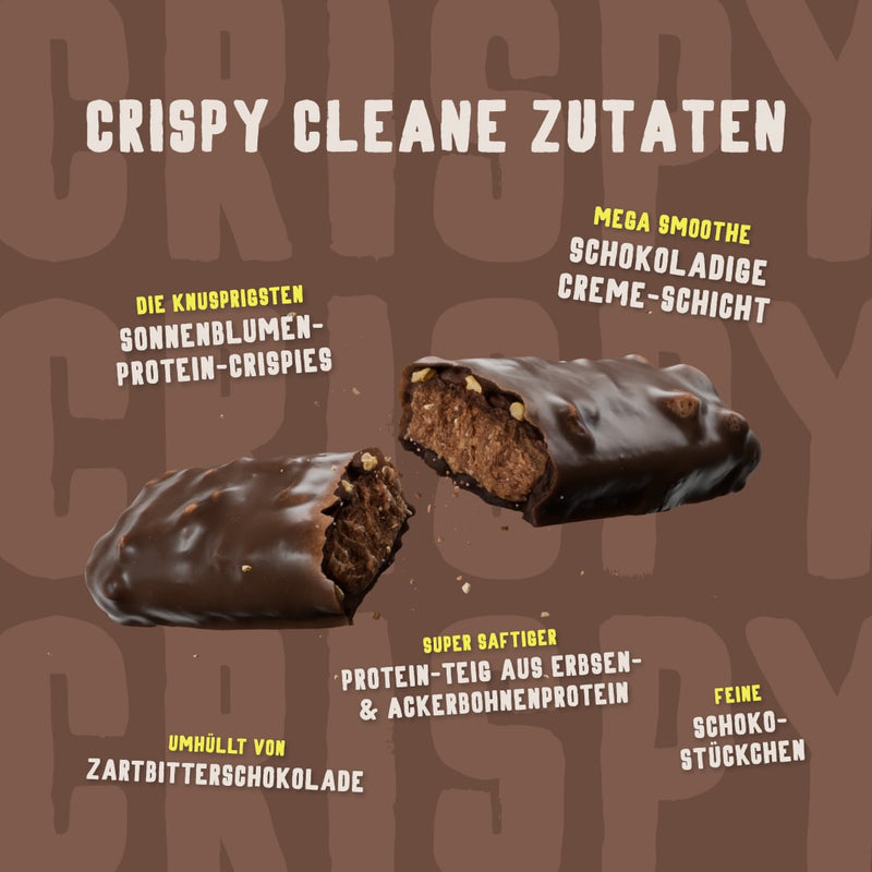 Vetain veganer Proteinriegel Crispy Brownie Fudge Zutaten