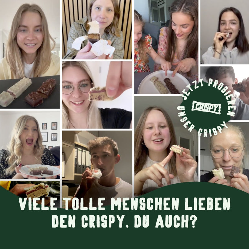 Vetain Crispy Veganer Proteinriegel - zufriedene Kunden