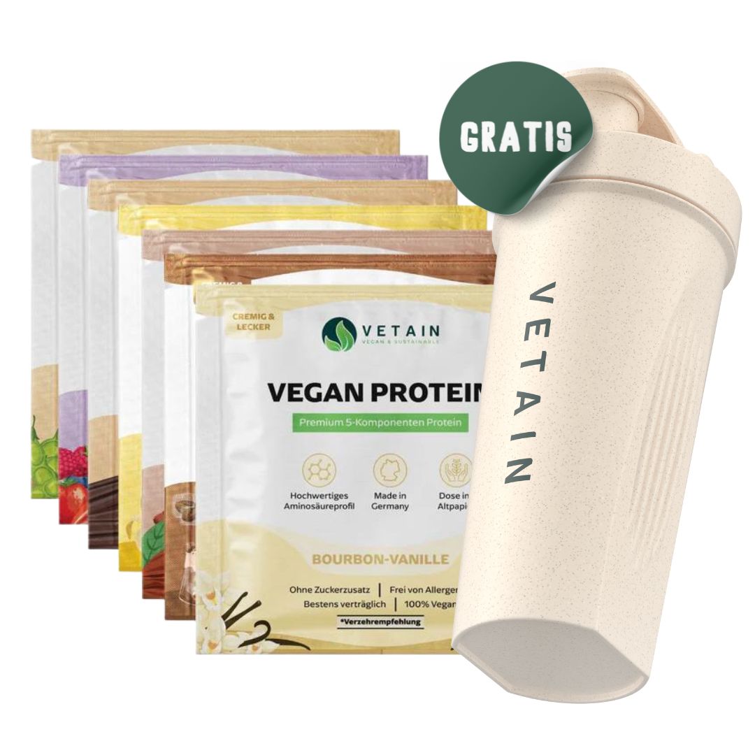 Vegan Protein Probierpaket + Gratis Shaker