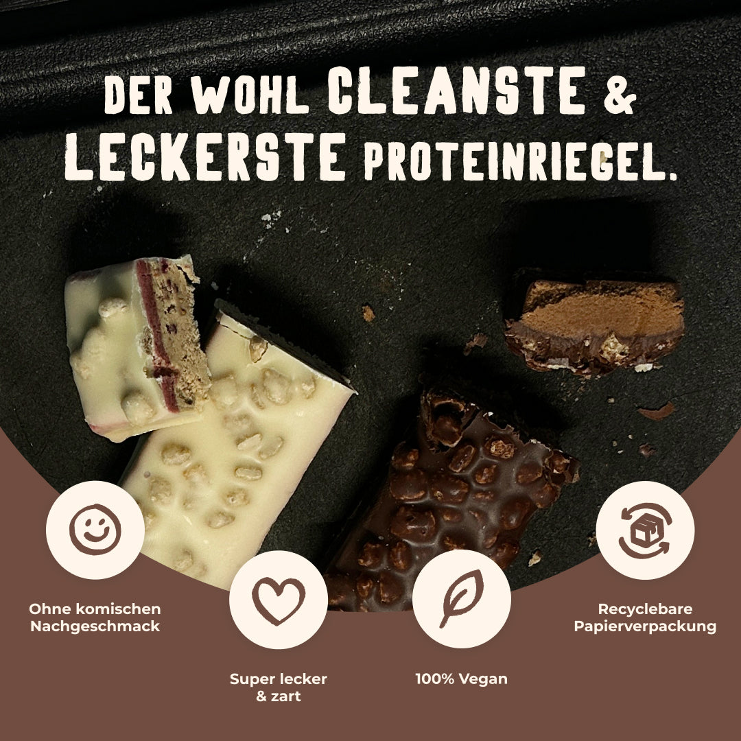 Vetain vegan Protein Bar Zimtschnecke - cleane Zutaten und super lecker