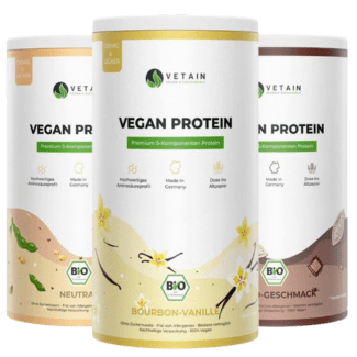 Vetain vegan Protein Bundle Neutral, Kakao, Vanille