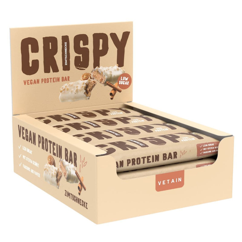 Vetain vegane Proteinriegel Crispy Zimtschnecke 12er